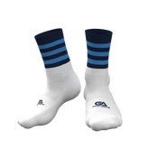 GAA Midi Socks Navy Sky Hoops